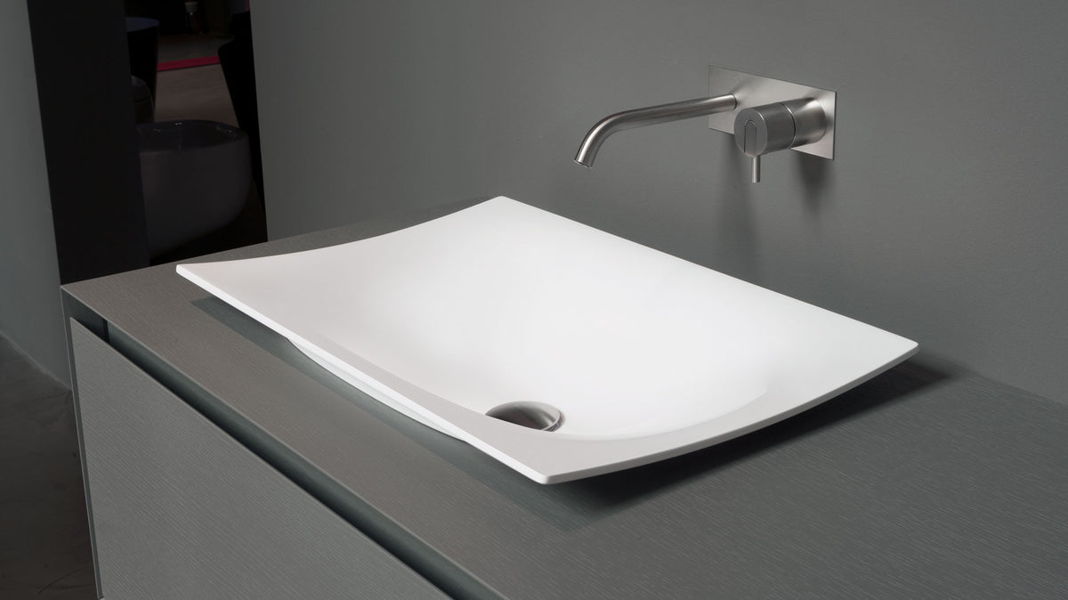 Foglio – lavabo ad incasso – ambientata