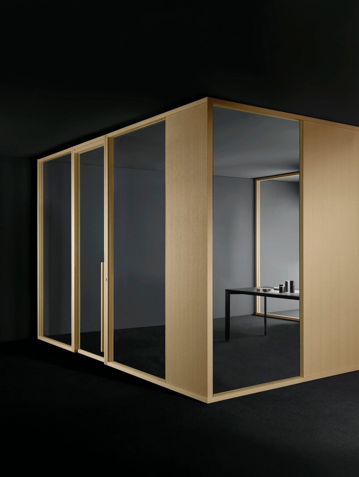 Wood Wall – parete divisoria in legno – foto prodotto