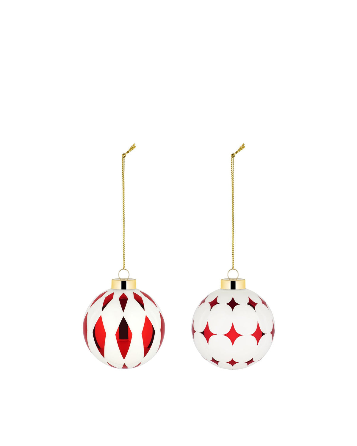 Delight – set di due palle per albero di Natale (NZ04SET3) - Sag 80 - Alessi - Complemento
