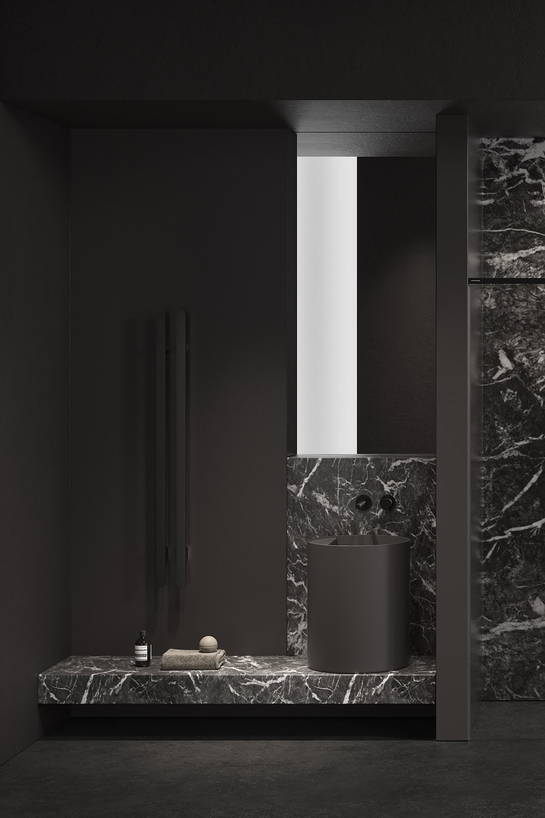 Simplo – lavabo freestanding – ambientata