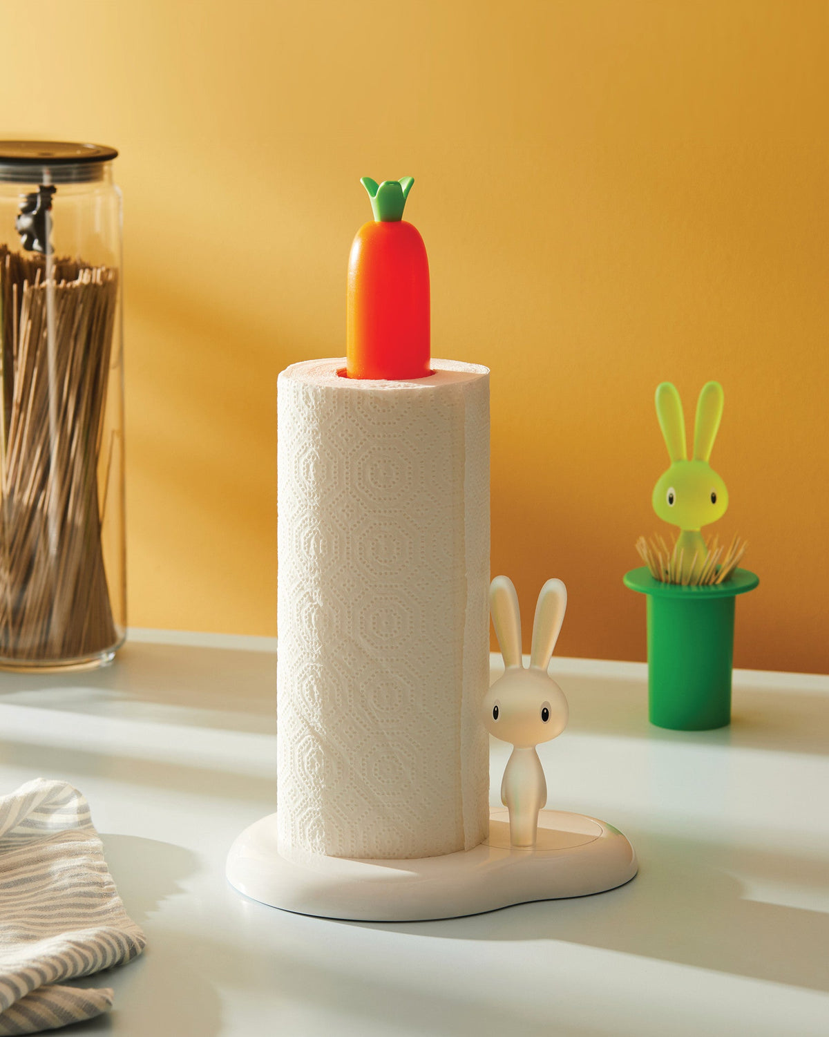 Bunny & Carrot – portarotolo da cucina - Sag 80 - Alessi - Cucina