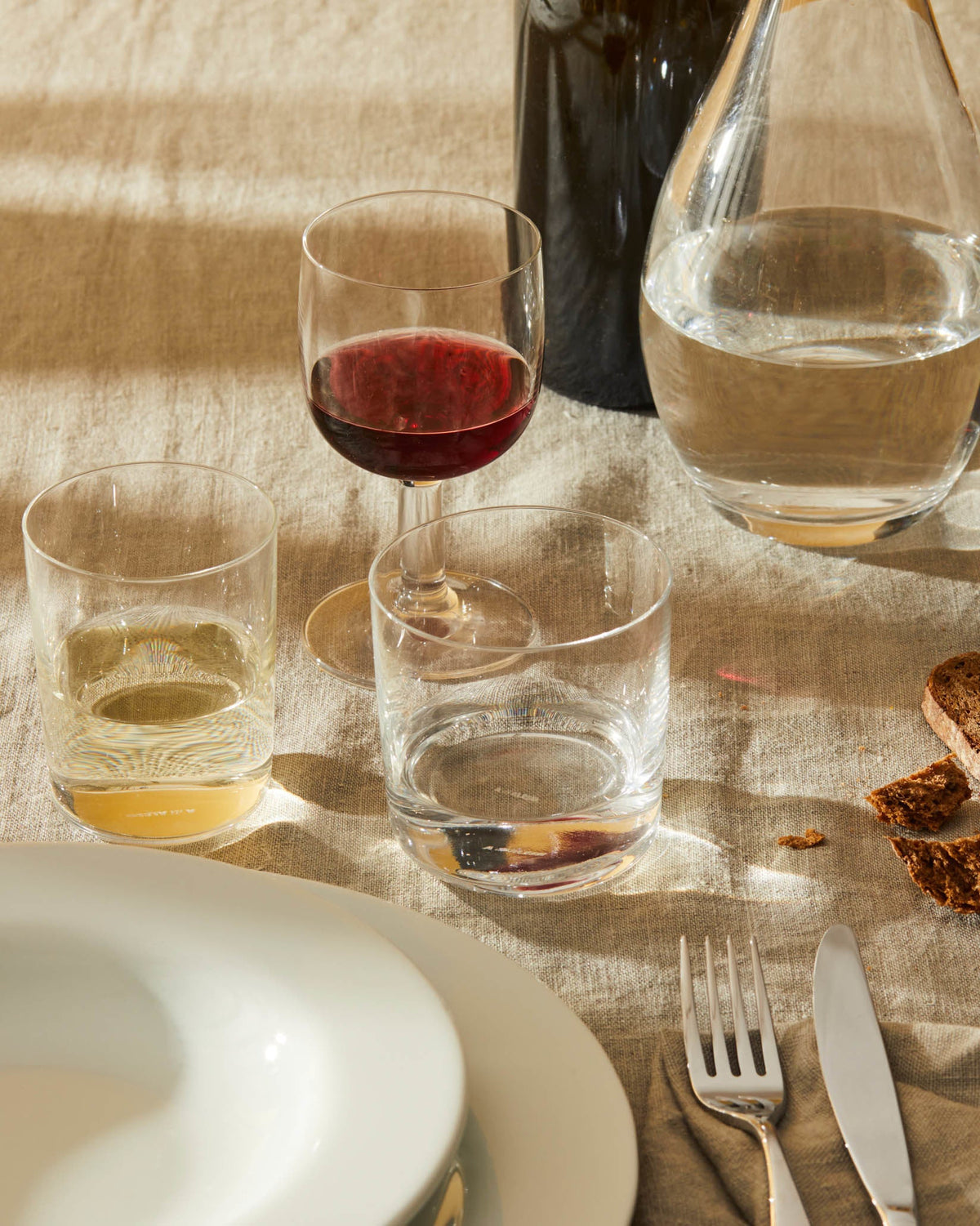 Glass Family – bicchiere per acqua (4 pezzi) – ambientata