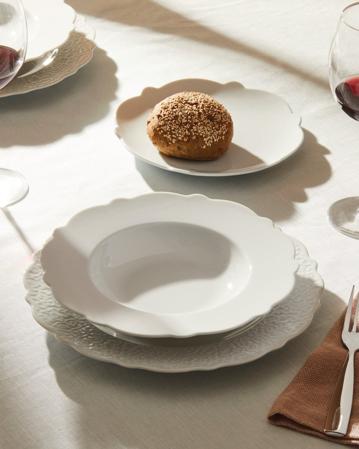 Dressed – piatto piano (4 pezzi) - Sag 80 - Alessi - Complemento