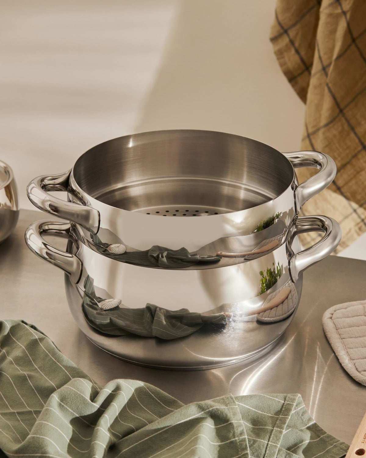 Mami – cestello per cotture al vapore - Sag 80 - Alessi - Complemento