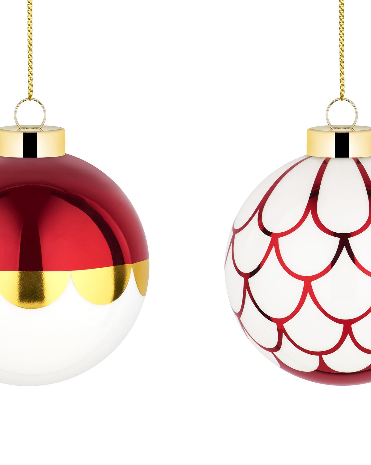Delight – set di due palle per albero di Natale (NZ04SET4) - Sag 80 - Alessi - Complemento