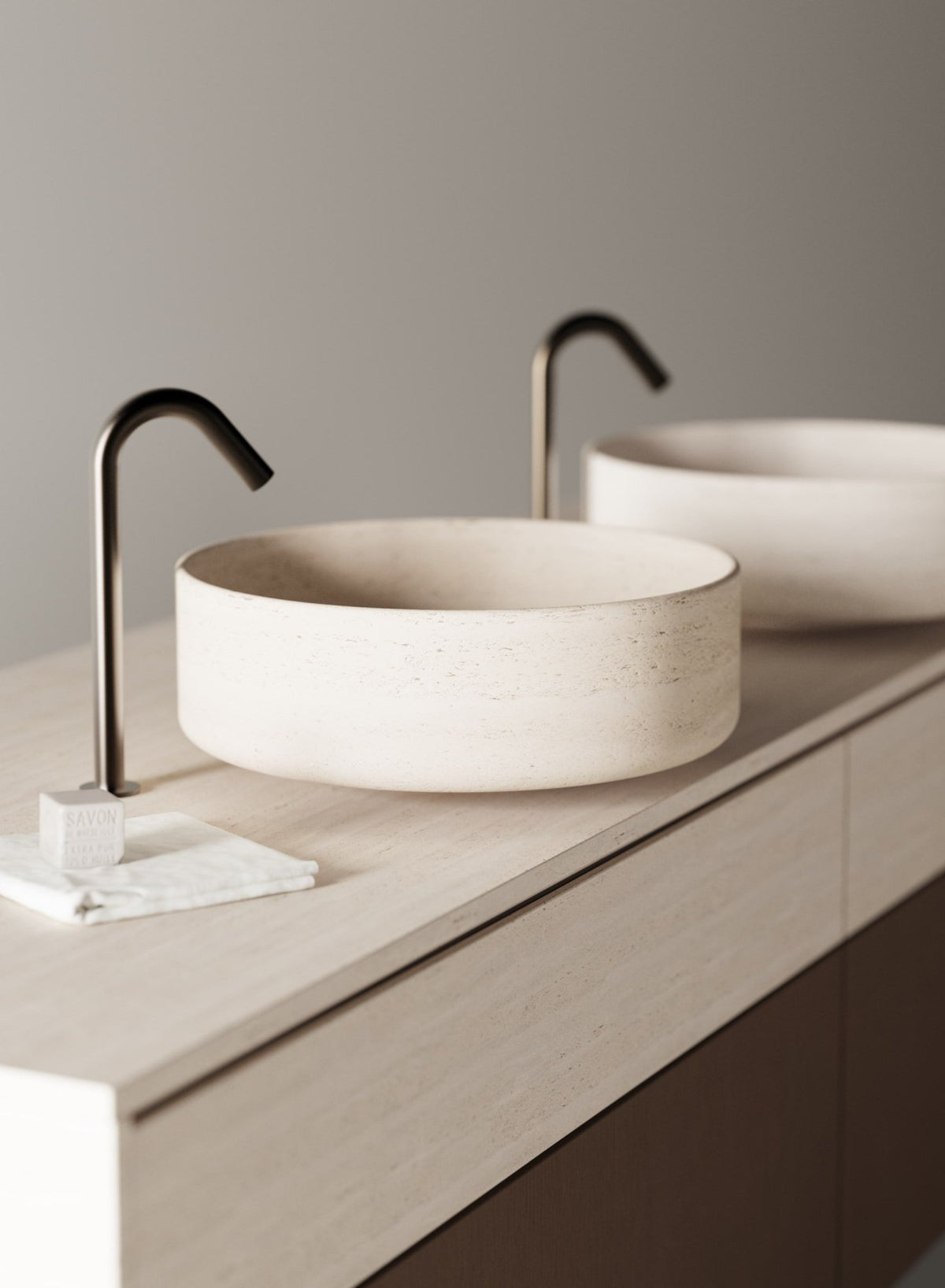 Bjhon 1 – lavabo da appoggio - Sag 80 - Agape - Lavabo