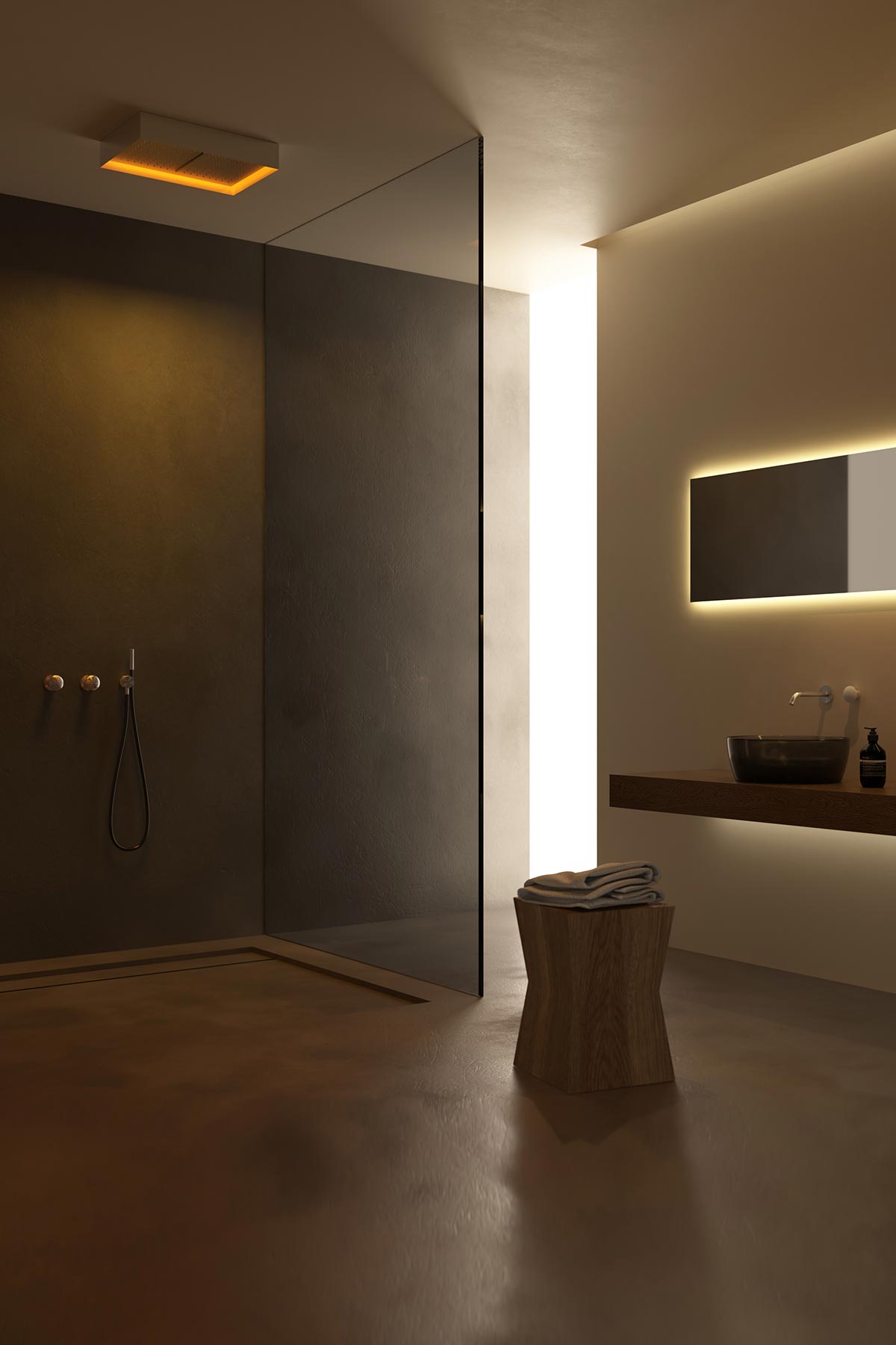 Fuorimeteo Slim – soffione indoor – ambientata