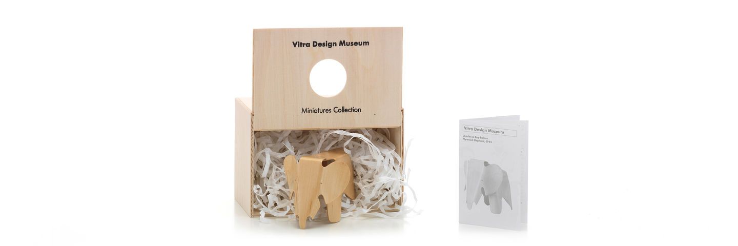 Miniatures Eames Elephant (plywood) - Sag 80 - Vitra - Complemento