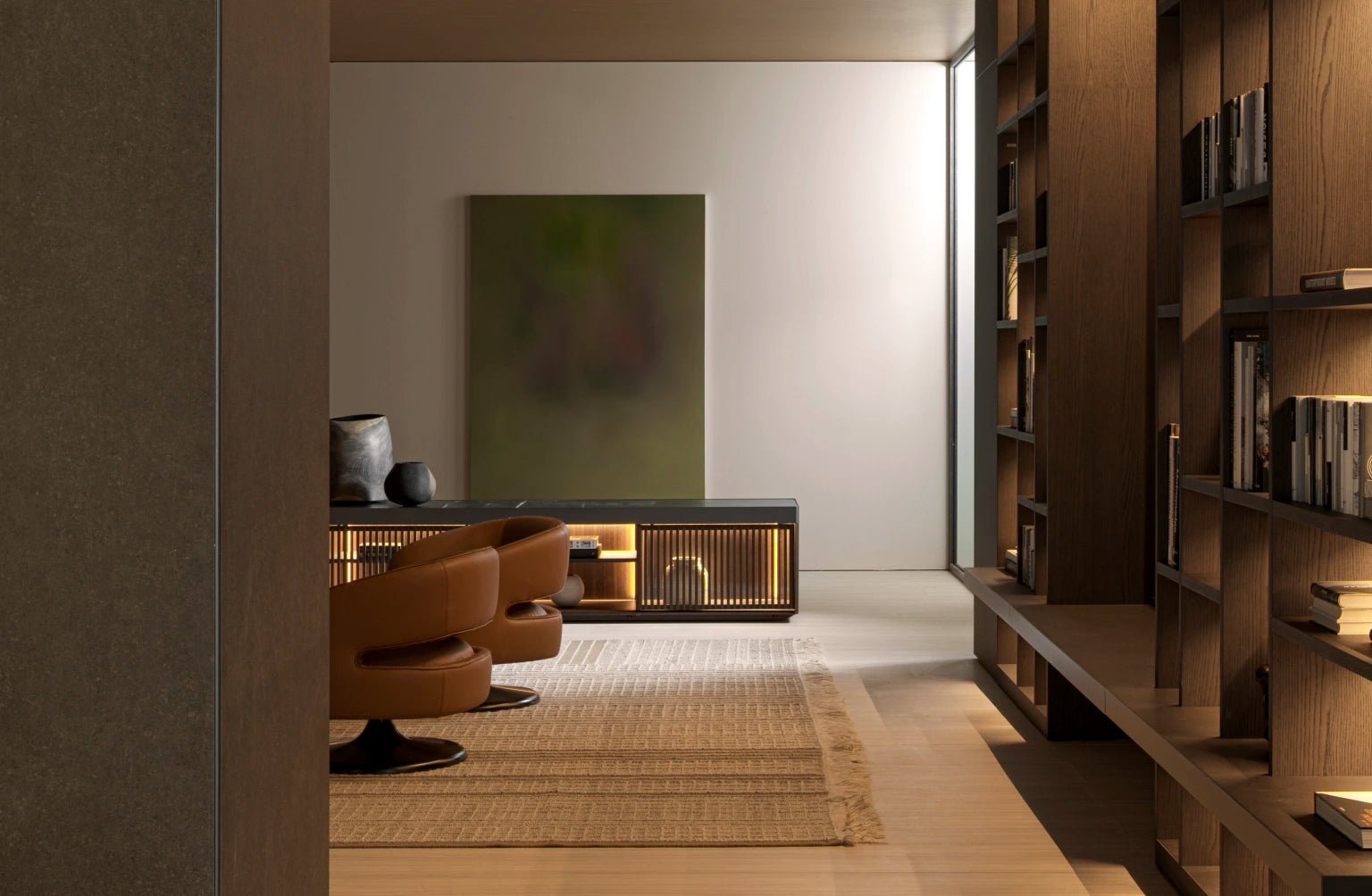 LIVING BOX madia - Sag 80 - MOLTENI - Libreria