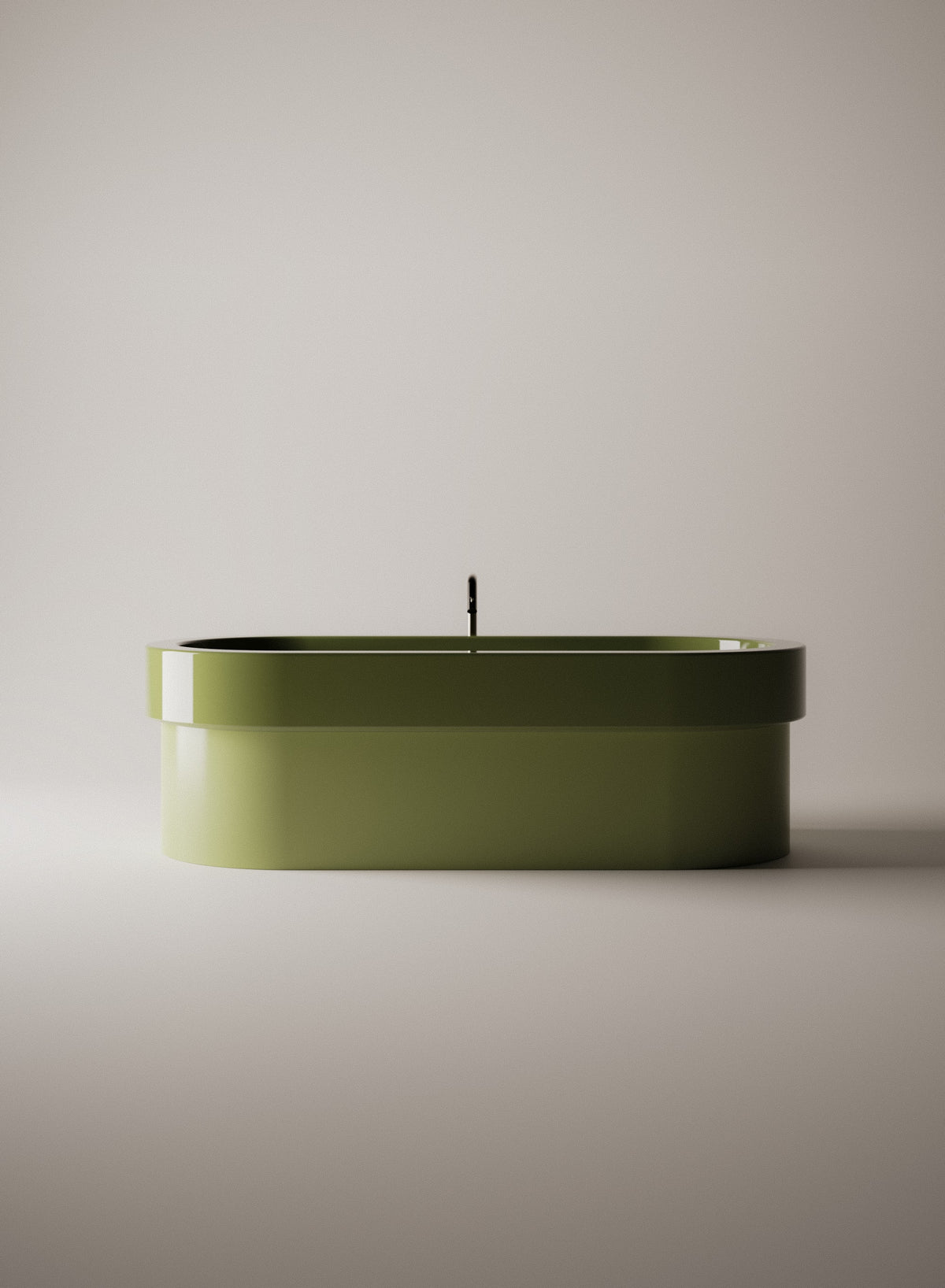 Cenote in solid surface – vasca a incasso – ambientata