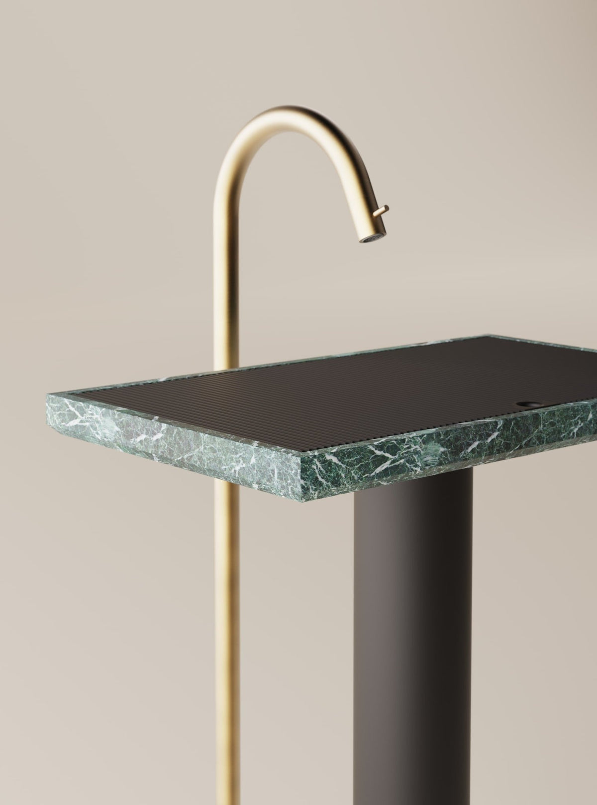 Ell Grid – lavabo a colonna - Sag 80 - Agape - Lavabo