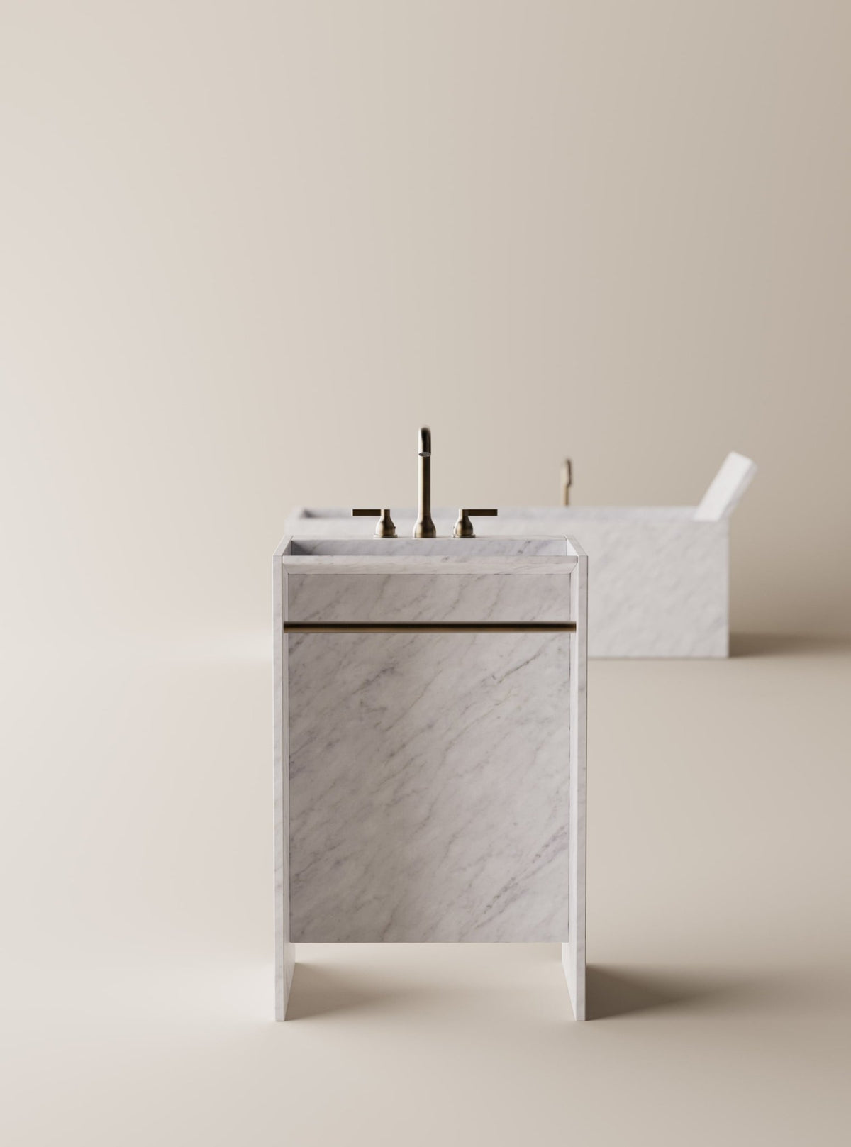 Face à face – lavabo a colonna – foto prodotto
