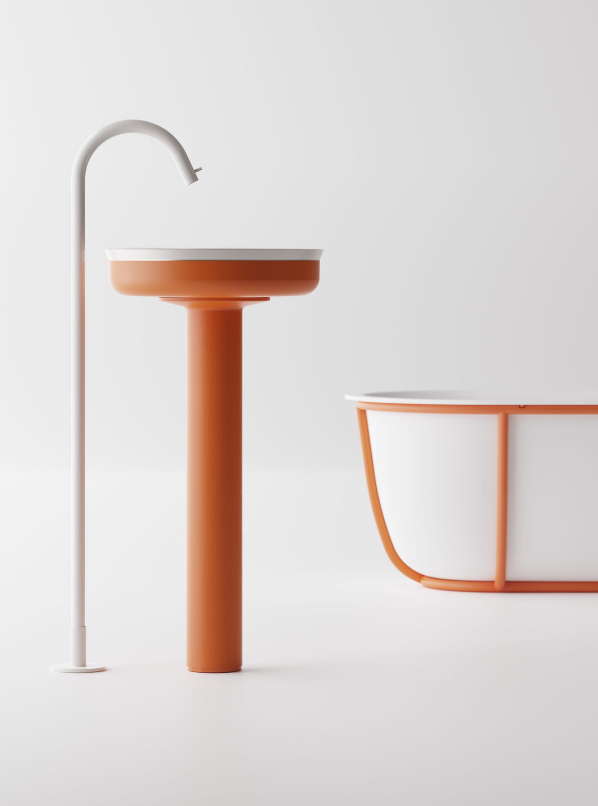 Undici Inox – lavabo a colonna – foto prodotto