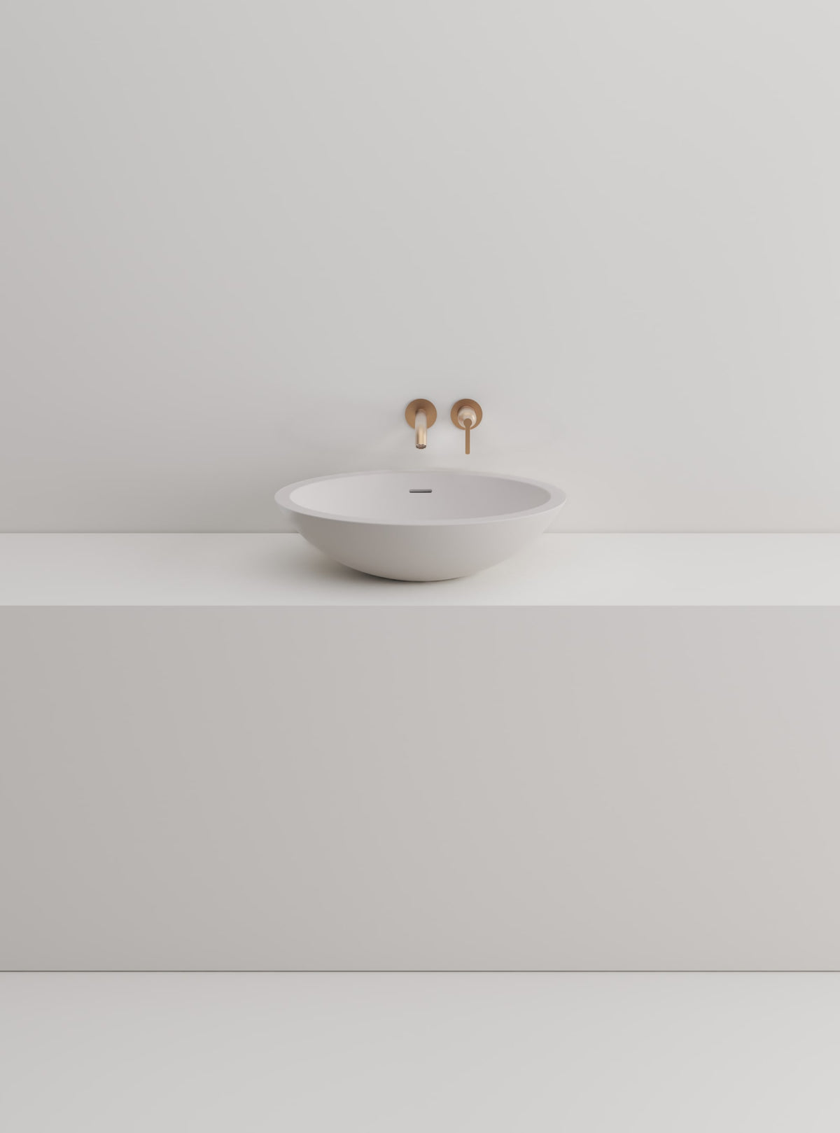 Spoon – lavabo a semincasso - Sag 80 - Agape - Lavabo