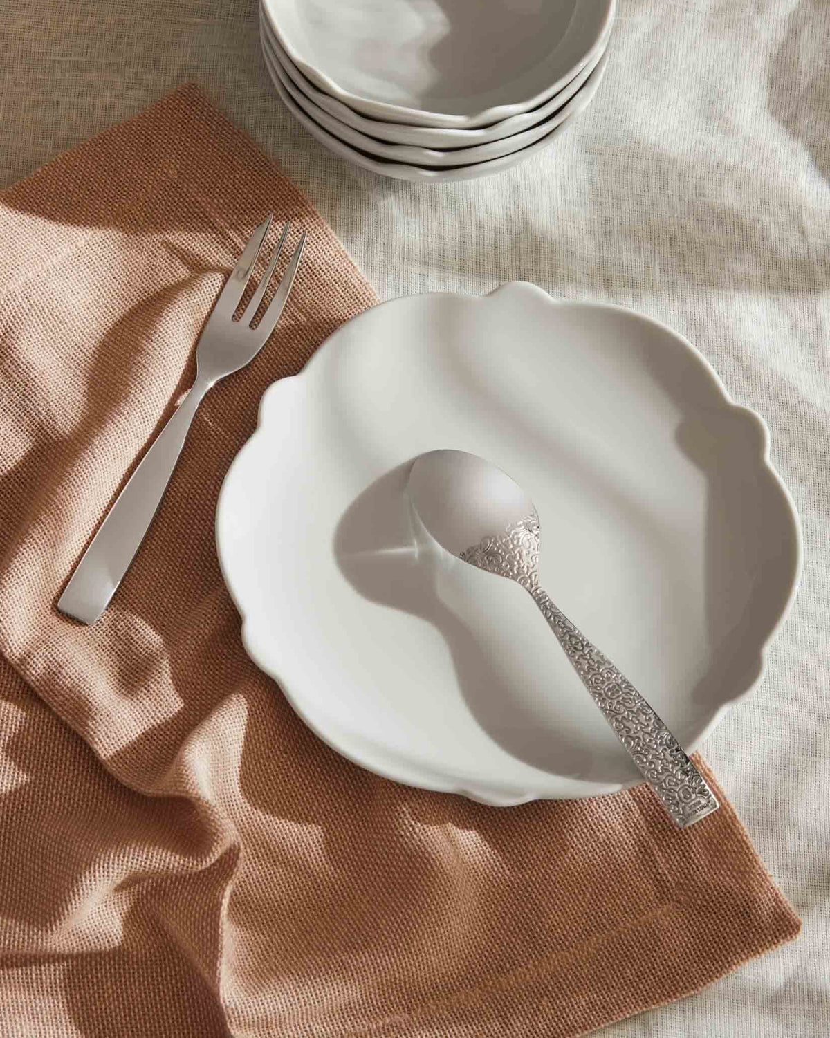 Dressed – forchetta da dolce (6 pezzi) - Sag 80 - Alessi - Complemento