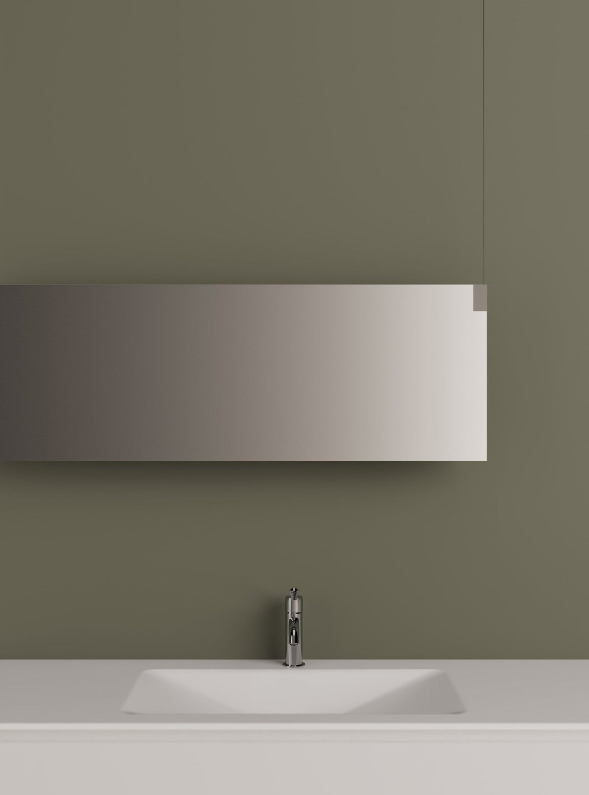 Insegna – specchio senza luce - Sag 80 - Agape - Specchio