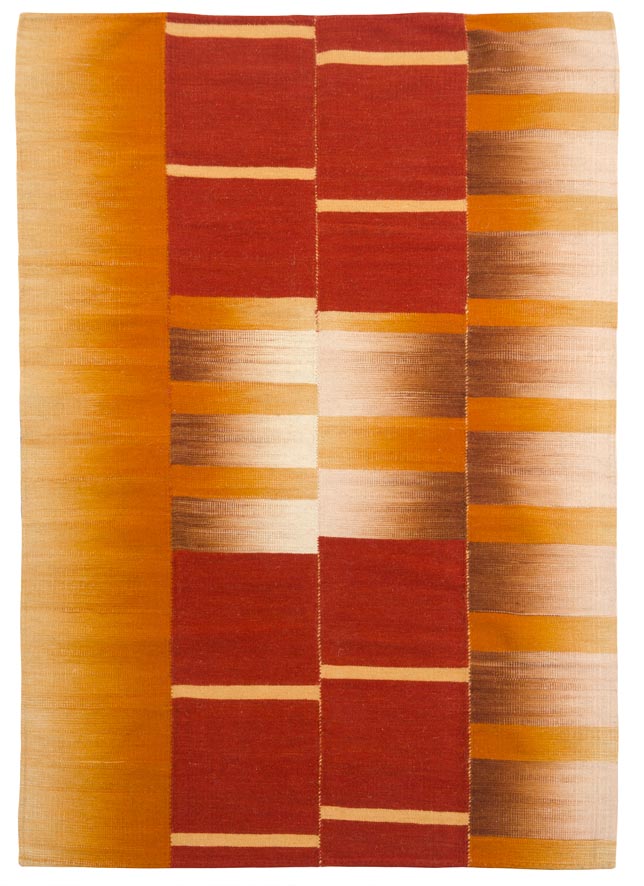 Kilim Orange Red 140 x 200 cm – kilim – foto prodotto