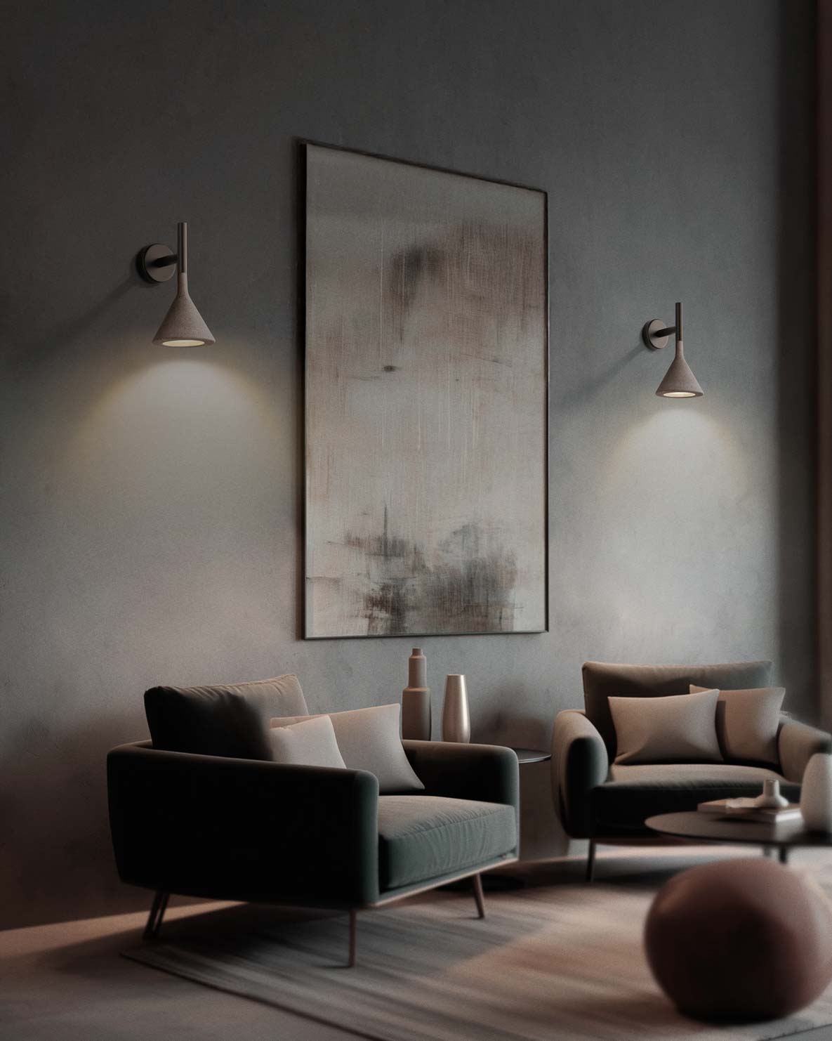 Aplomb – lampada da parete – ambientata