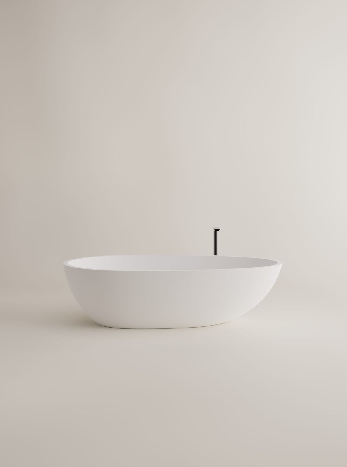 Spoon XL outdoor – vasca freestanding – ambientata