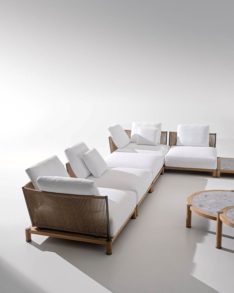 Daylight – divano outdoor componibile - Sag 80 - Minotti - Divano