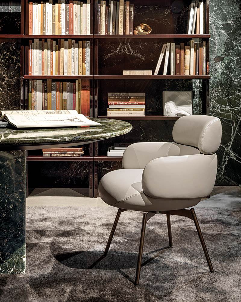 Vivienne “Dining” – poltroncina dining - Sag 80 - Minotti - Sedia