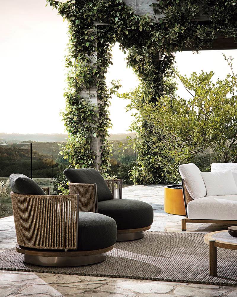 Daylight – poltrona outdoor - Sag 80 - Minotti - Poltrona