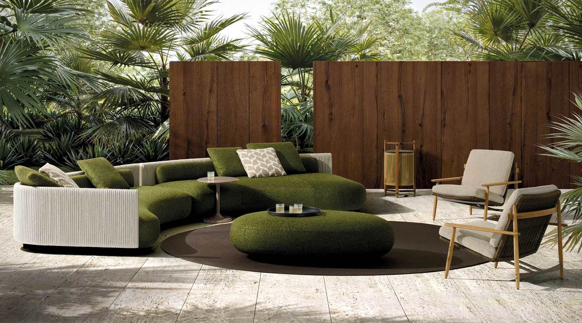 Bézier “Cord” Outdoor – divano outdoor componibile - Sag 80 - Minotti - Divano