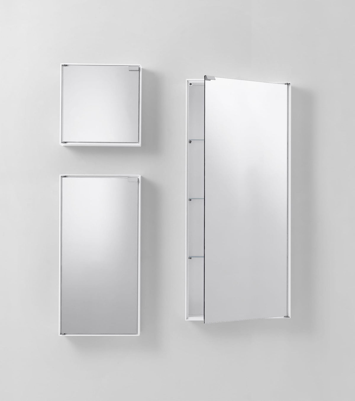 4x4 quadrato – specchio con contenitore - Sag 80 - Agape - Specchio