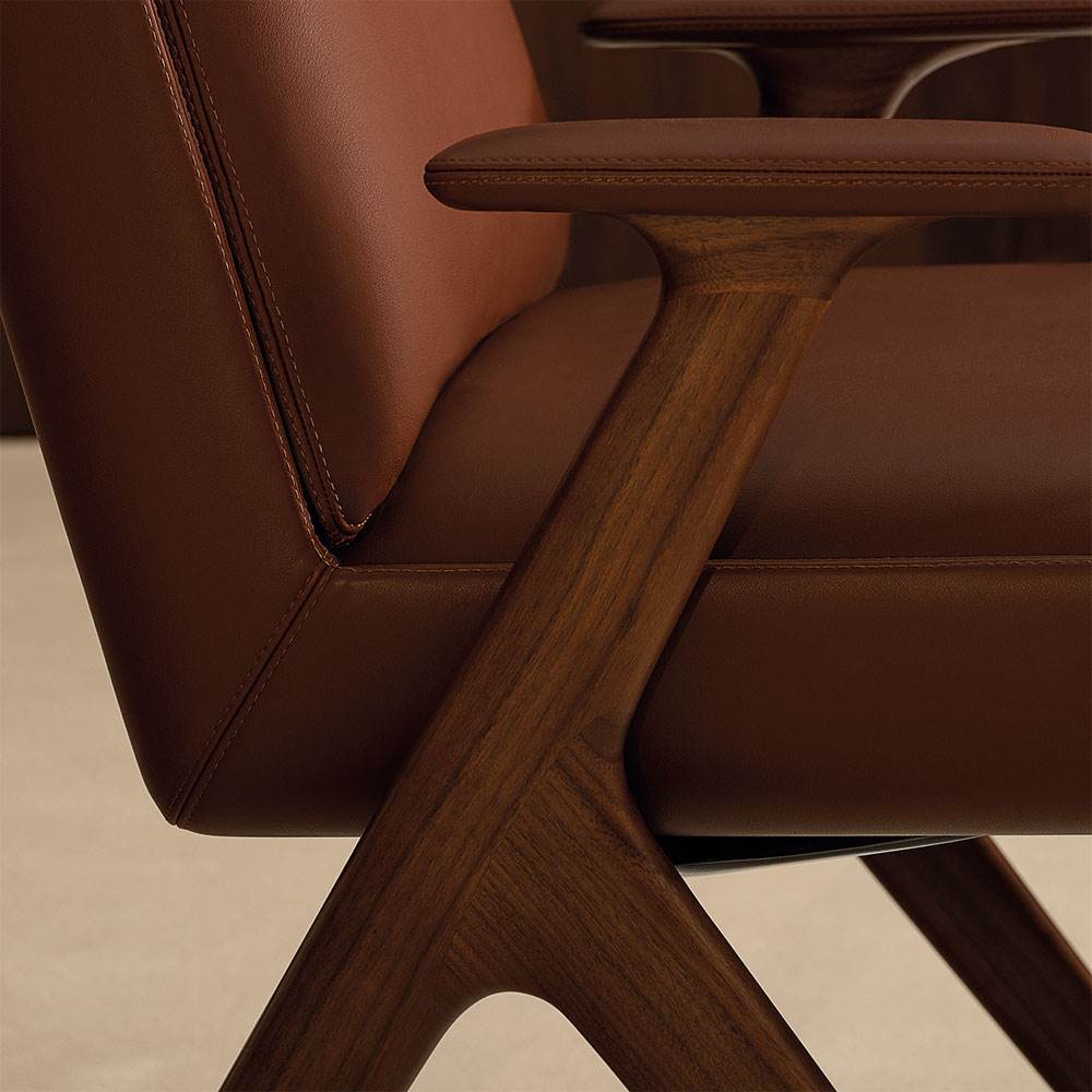 Lilliam “Dining” – poltroncina dining - Sag 80 - Minotti - Sedia
