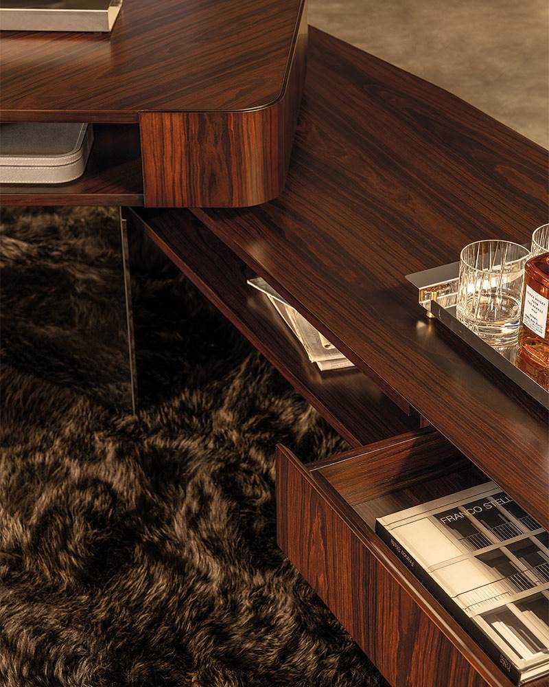 Diagramma Wood “Console” – consolle - Sag 80 - Minotti - Complemento