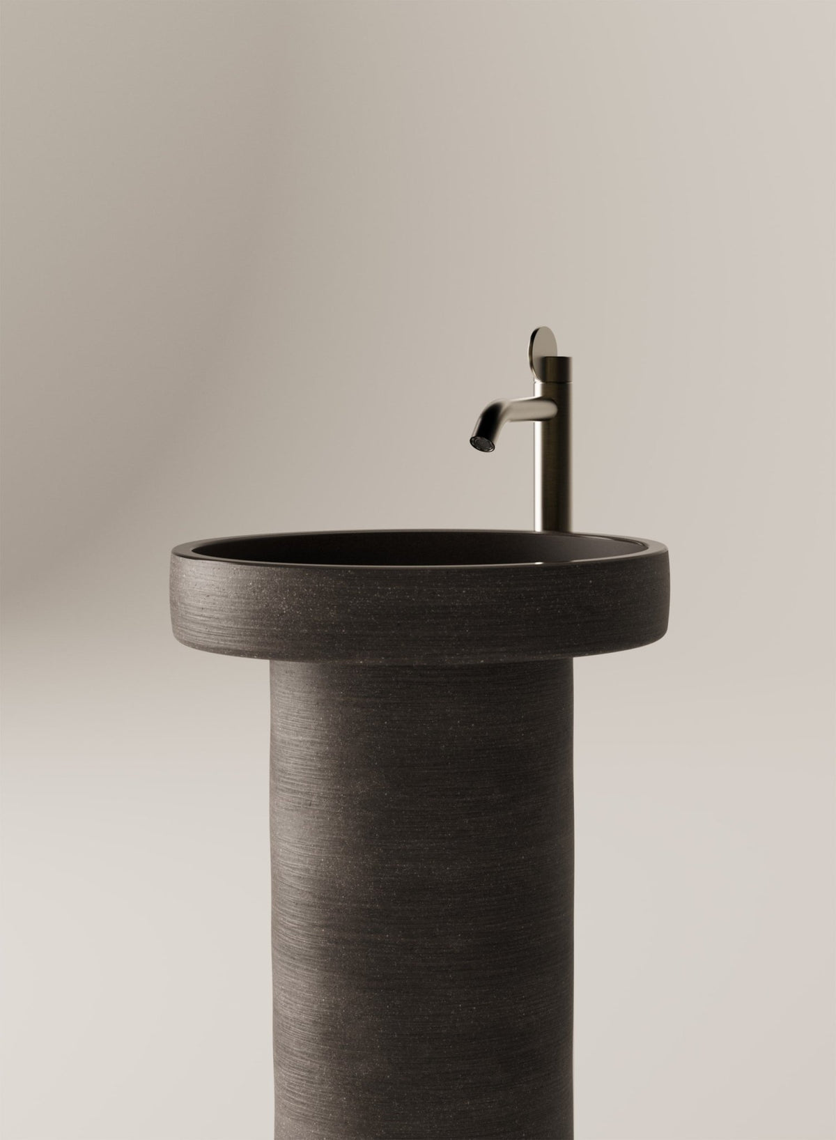 Cenote – lavabo a colonna - Sag 80 - Agape - Lavabo