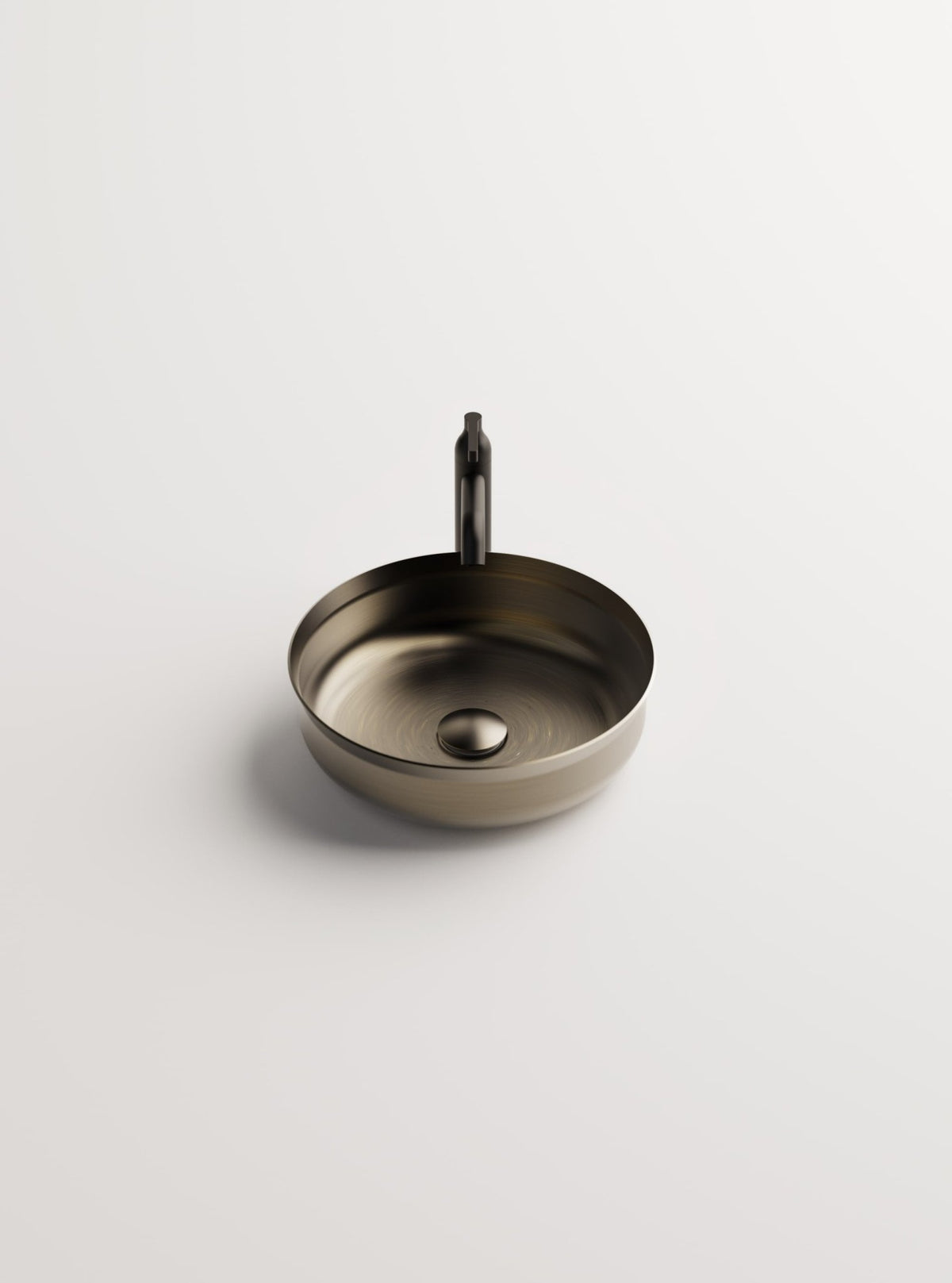 Undici Inox – lavabo da appoggio - Sag 80 - Agape - Lavabo