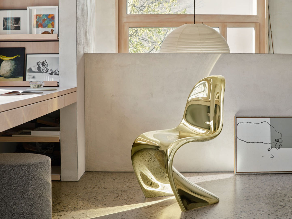Panton Chair Classic Gold - Sag 80 - Vitra - Sedia