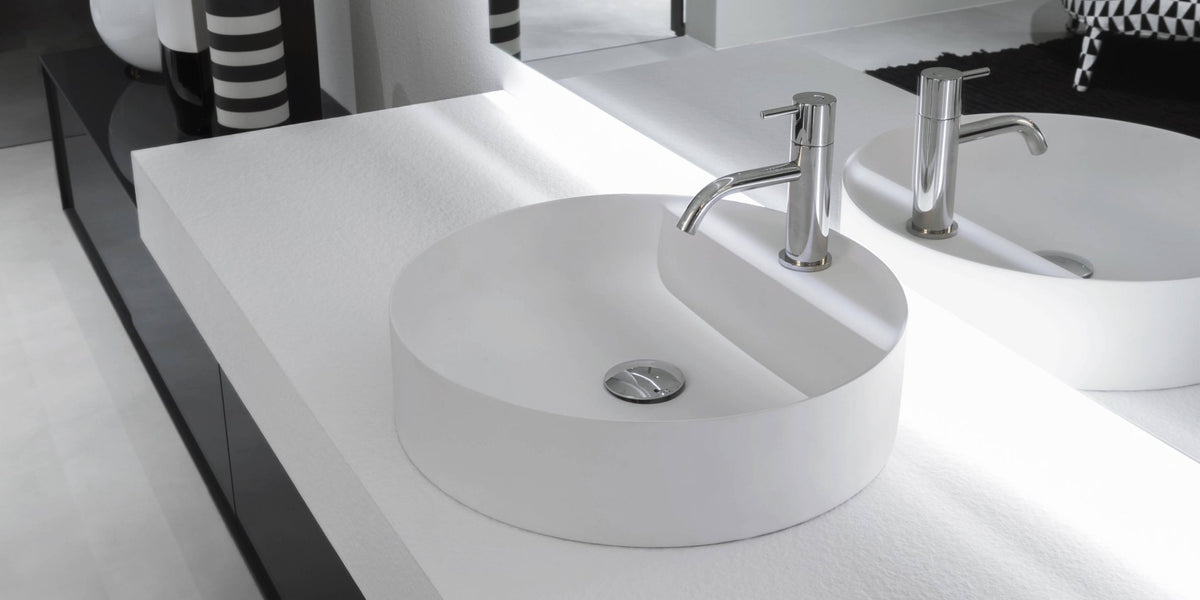 Simplo soprapiano – lavabo da appoggio - Sag 80 - Antonio Lupi - Lavabo