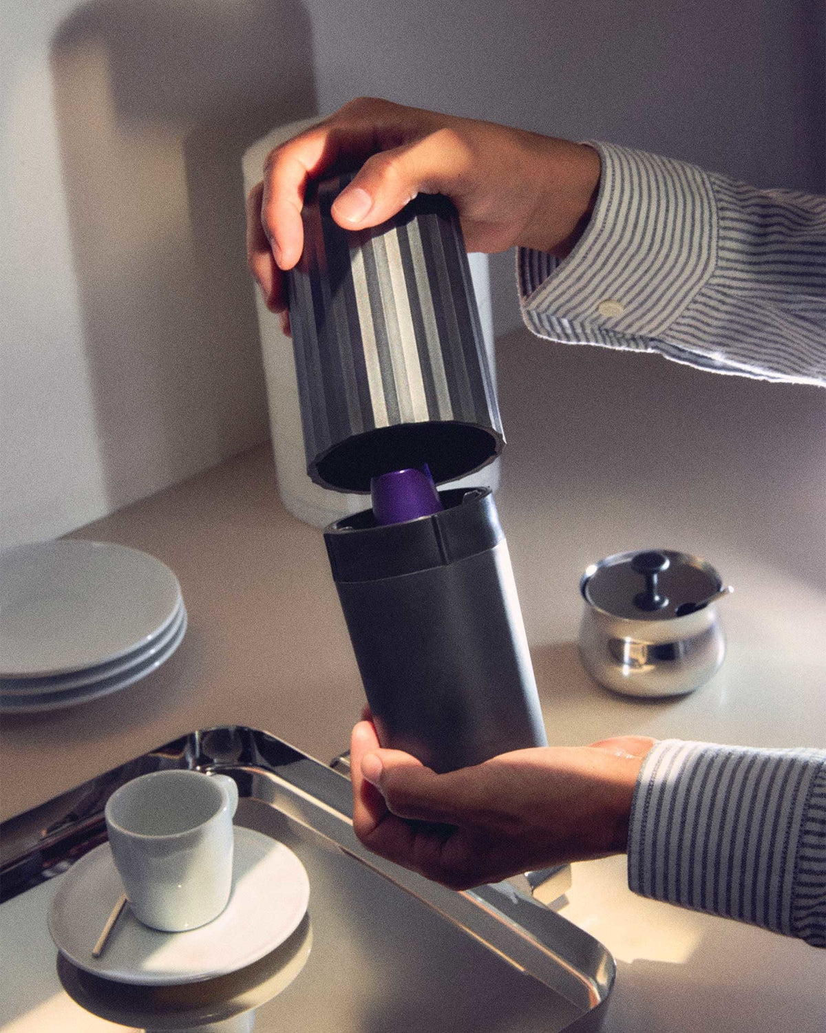 Plissé – svuota capsule - Sag 80 - Alessi - Complemento