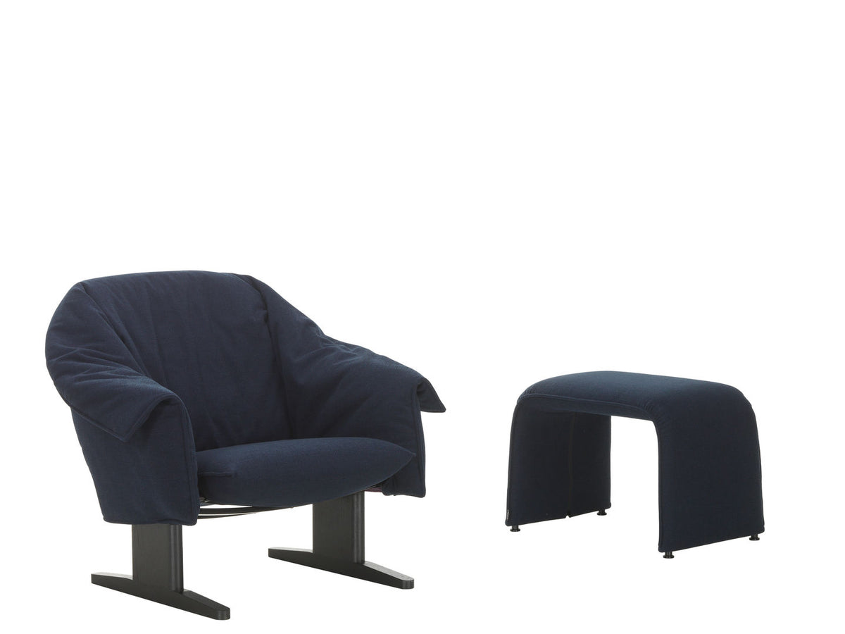 Bascule Lowback & Ottoman – poltrona con poggiapiedi