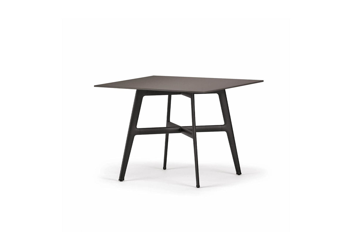 Seax – tavolo da pranzo (dining table 100x100 black pepper) – foto prodotto