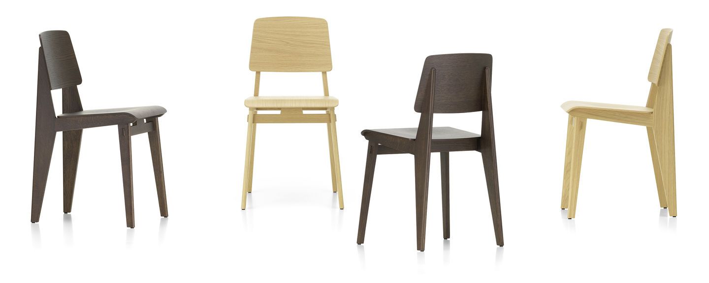 Chaise Tout Bois - Sag 80 - Vitra - Sedia