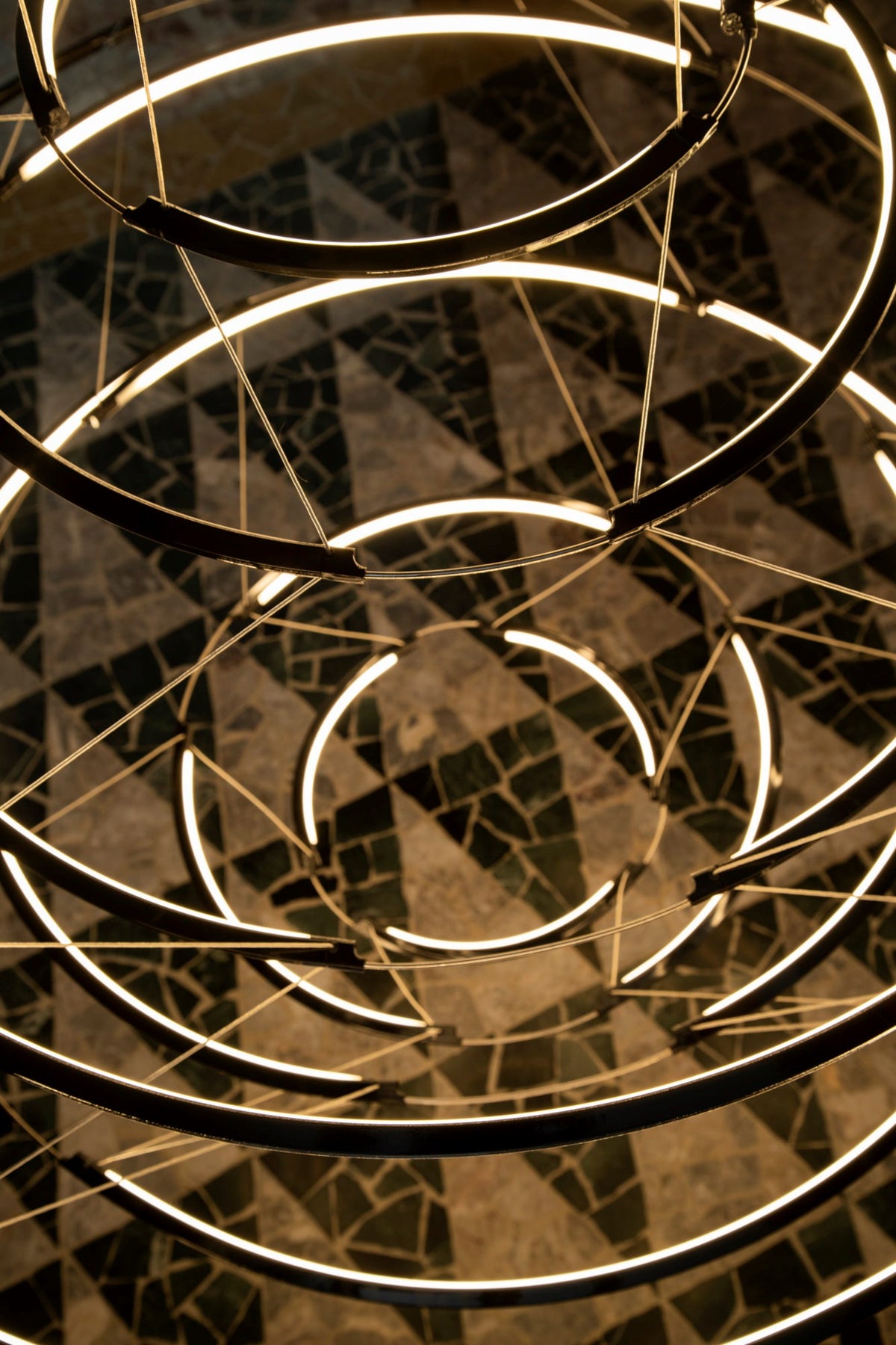 Drop – lampadario – ambientata