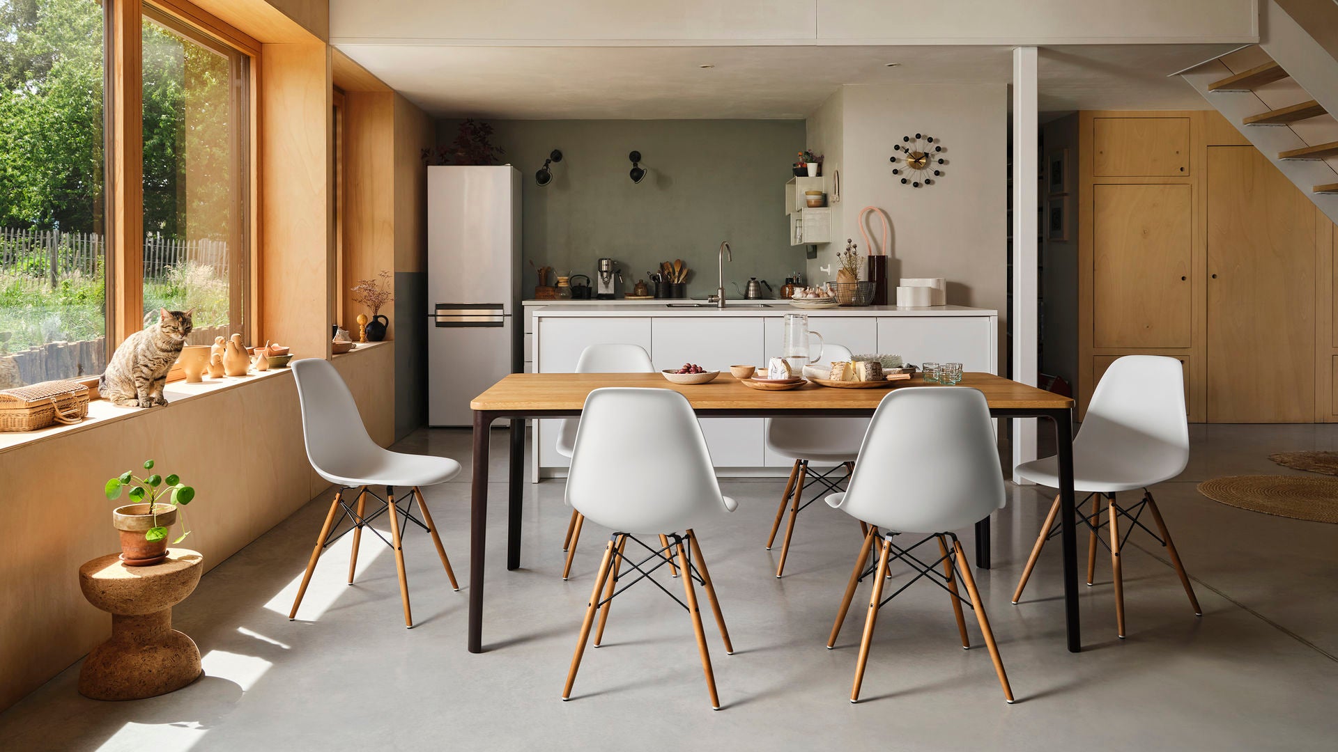 Eames Plastic Side Chair RE DSW - Sag 80 - Vitra - Sedia