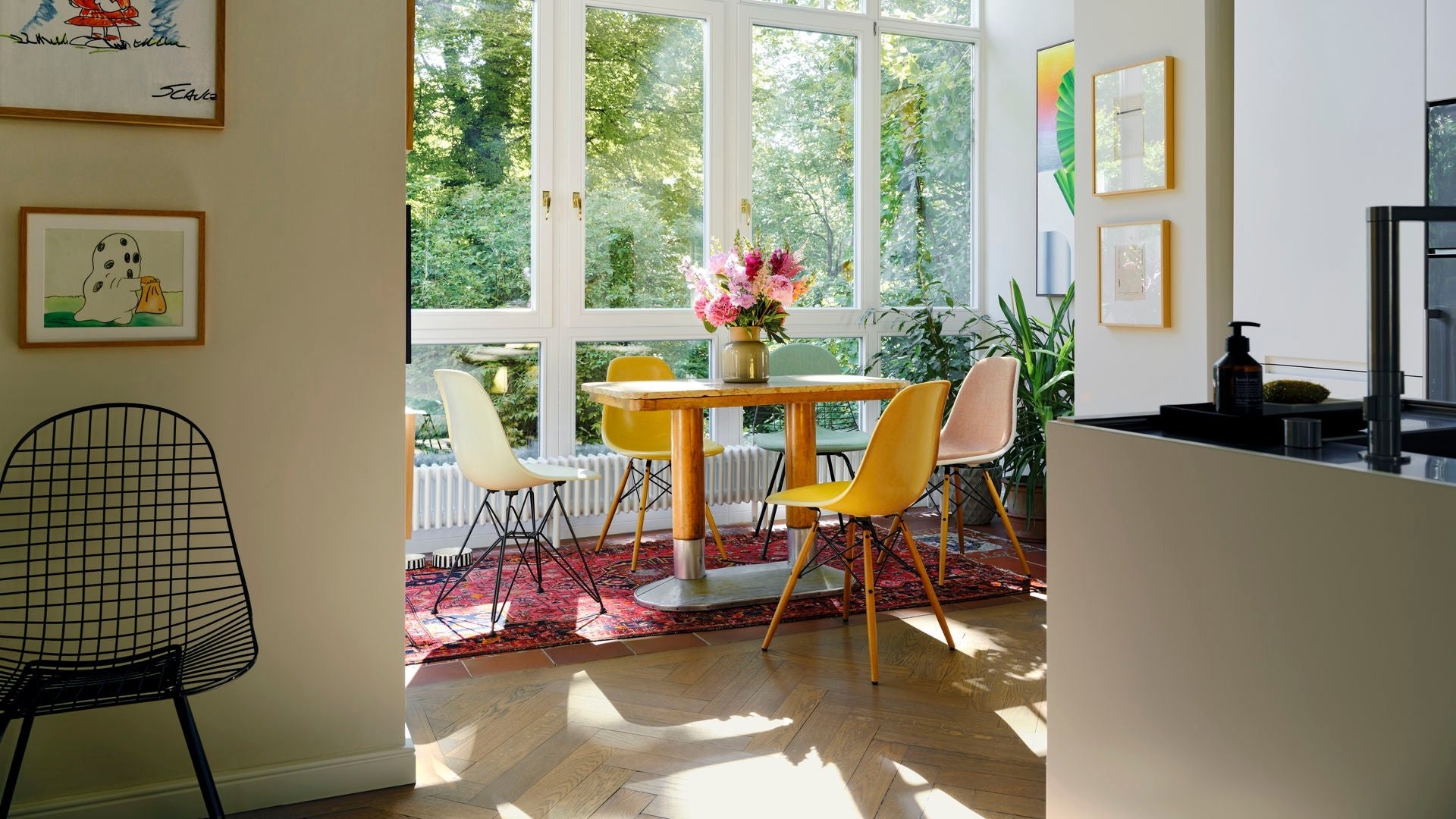 Eames Plastic Side Chair RE DSW - Sag 80 - Vitra - Sedia