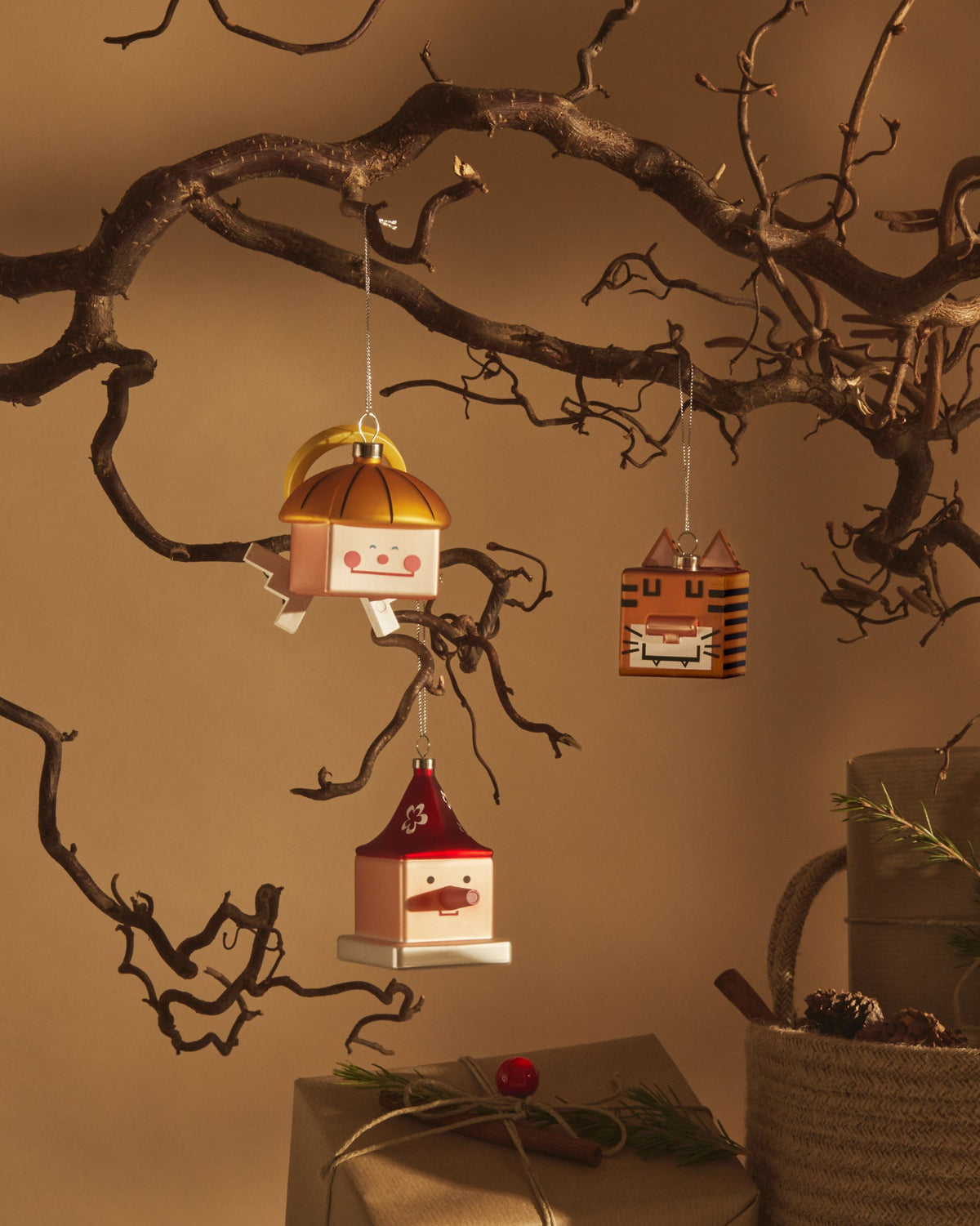 Cubocchio – decorazione natalizia – ambientata