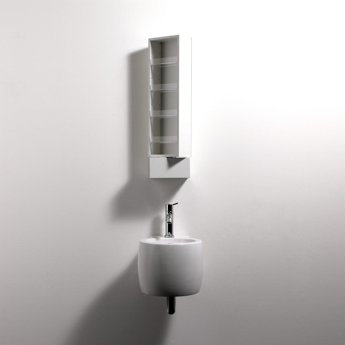 Cheese – lavabo a parete - Sag 80 - Agape - Lavabo