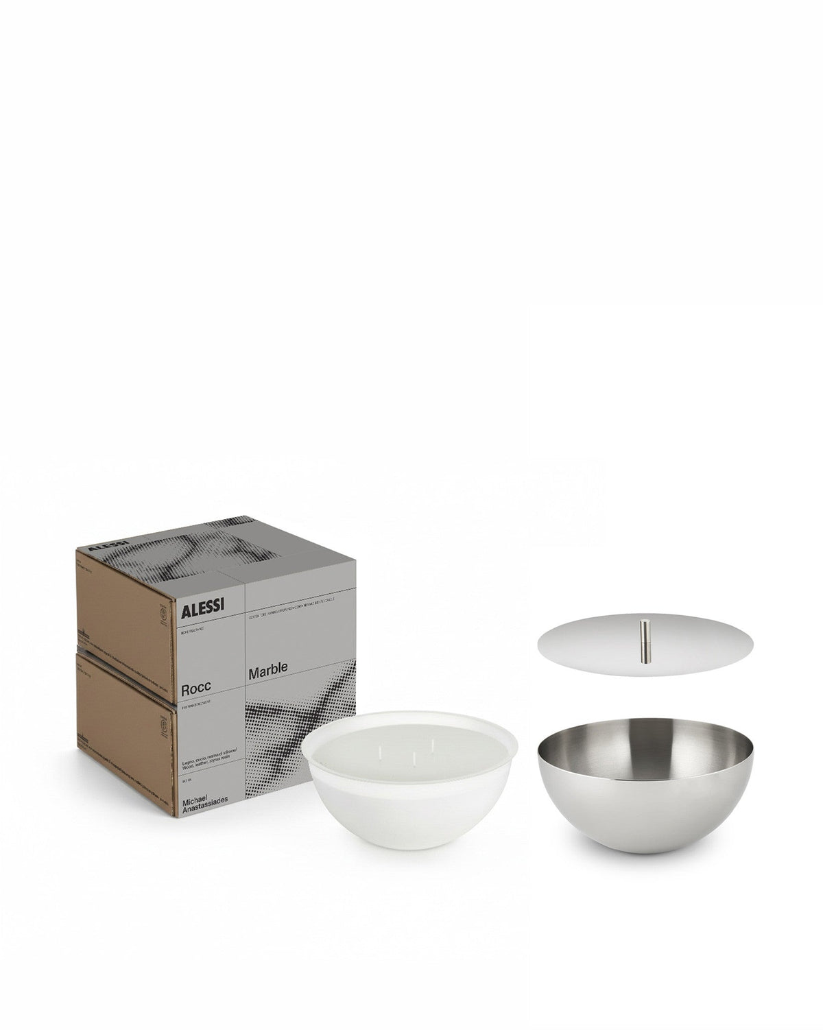 Rocc – candela profumata. Contenitore con coperchio - Sag 80 - Alessi - Contenitore