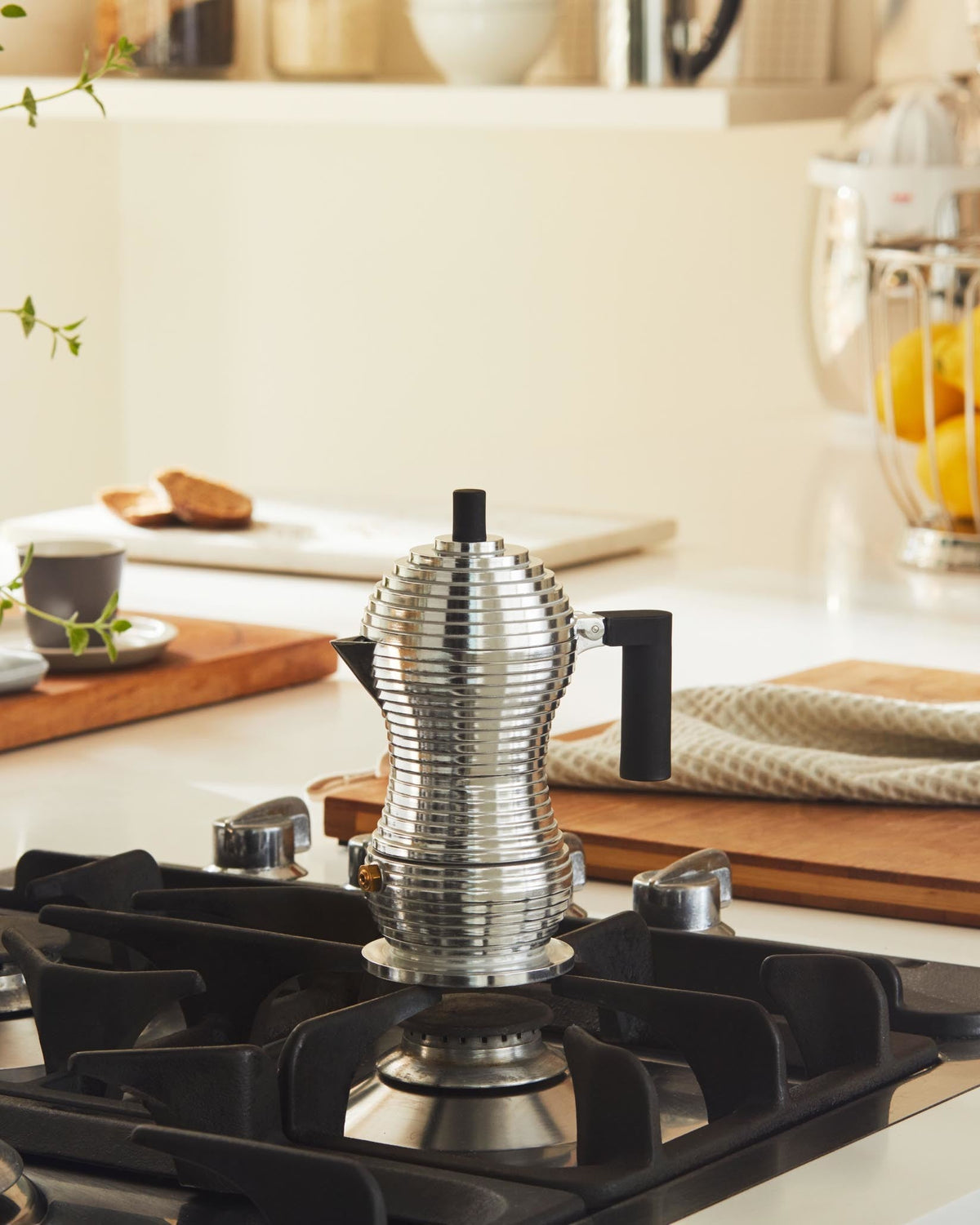 Pulcina – caffettiera espresso. Induzione (MDL02 B) - Sag 80 - Alessi - Complemento