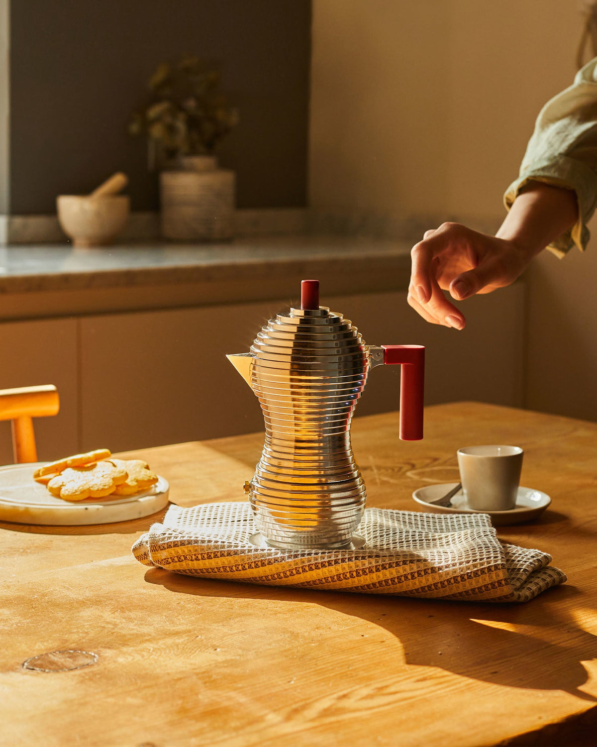 Pulcina – caffettiera espresso (MDL02) - Sag 80 - Alessi - Complemento