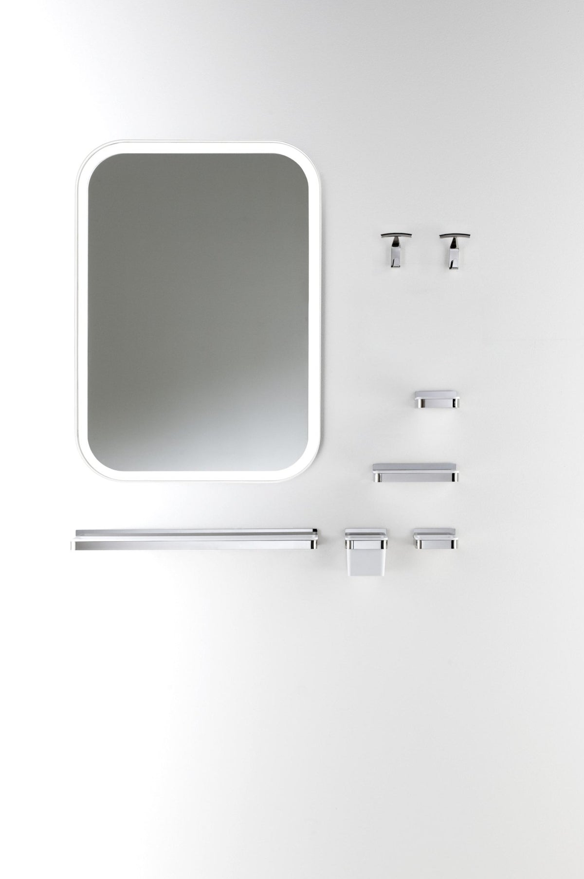 Memory rettangolare – specchio con luce - Sag 80 - Agape - Specchio