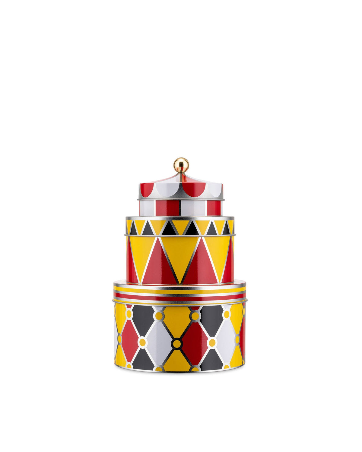Circus – set di 3 scatole portaoggetti - Sag 80 - Alessi - Complemento