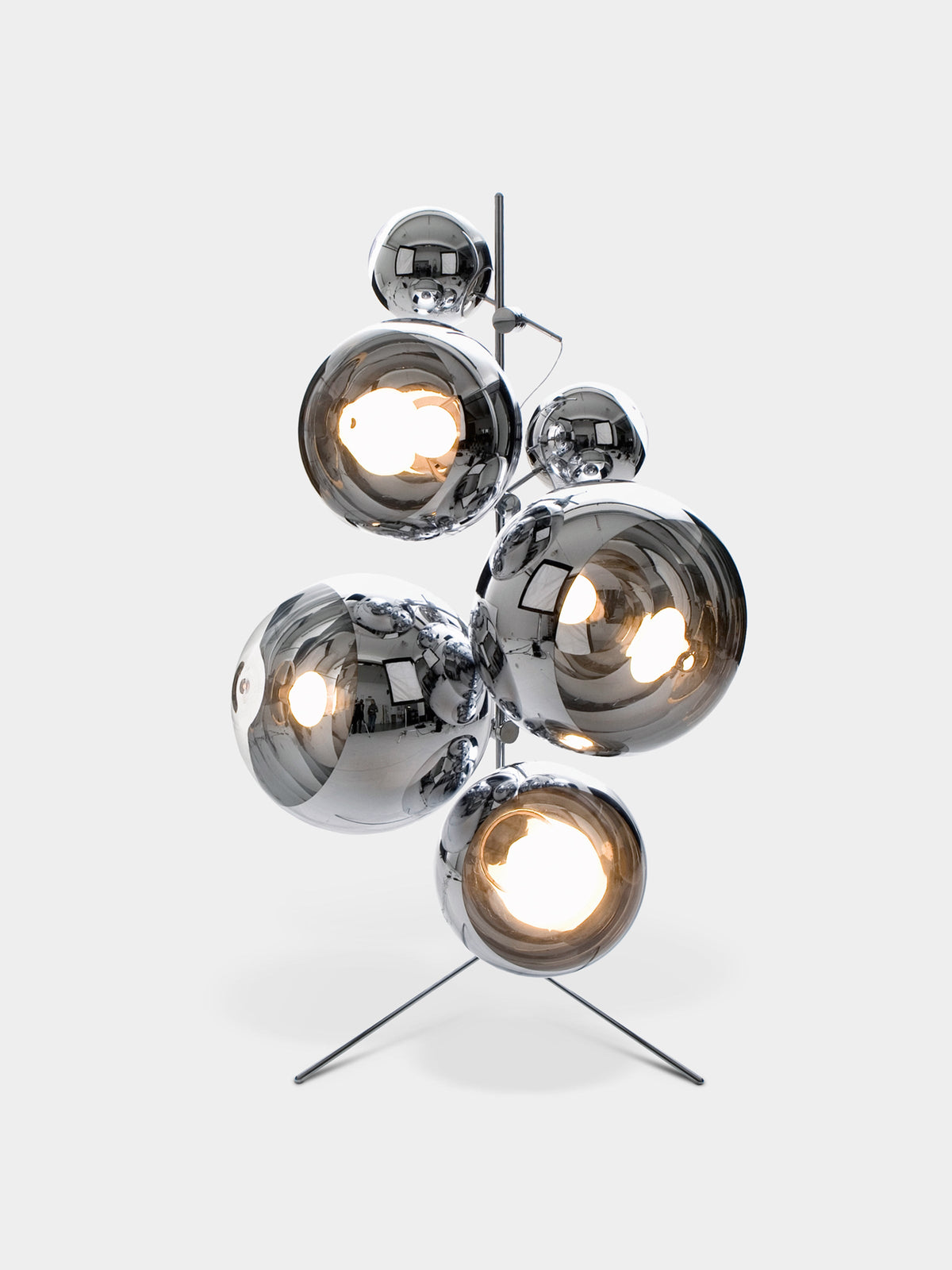Mirror Ball Floor Chandelier – lampada da terra – foto prodotto