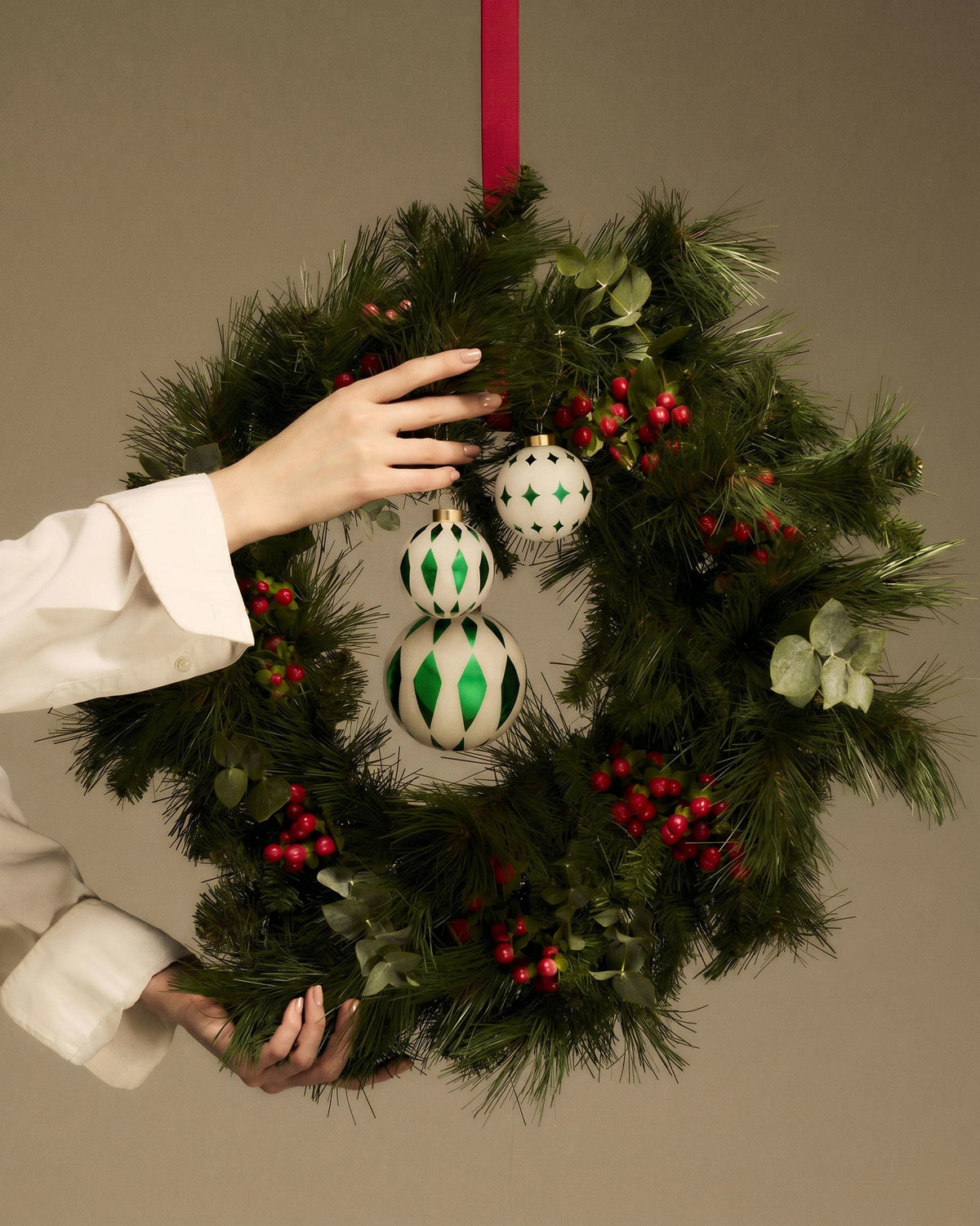 Delight – palla per albero di Natale (NZ04 6 GR) – ambientata